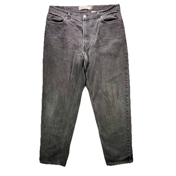 Levi's Jeans Mens 40x34 Black 560 Comfort Fit Faded 100% Cotton Denim - Picture 1 of 14
